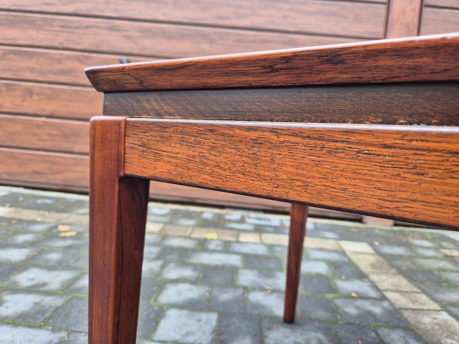 Extendable coffee table in rosewood, Danish vintage 1960s