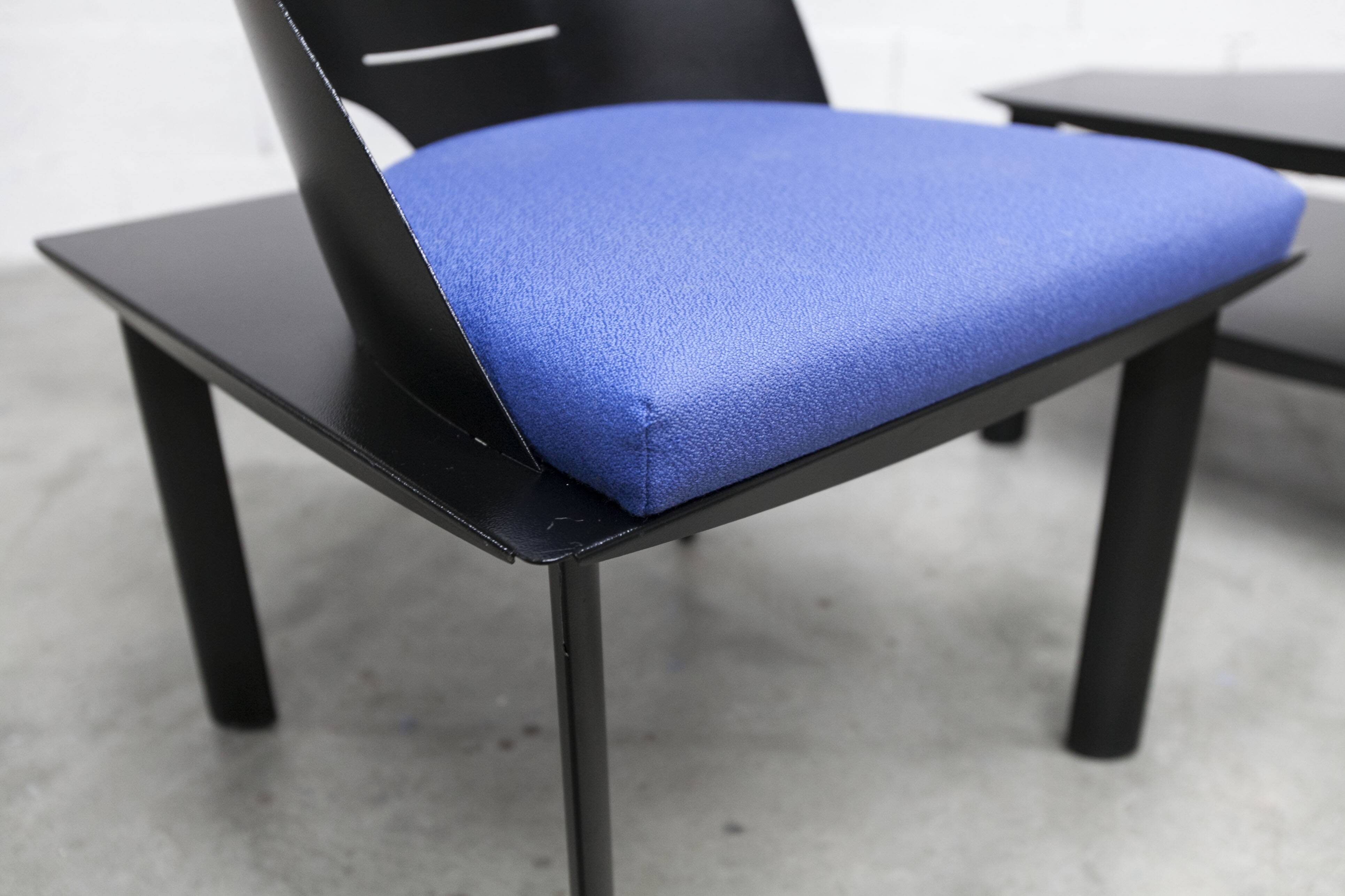 Ensemble 2 fauteuils + table basse design patrice bonneau genexco 1980