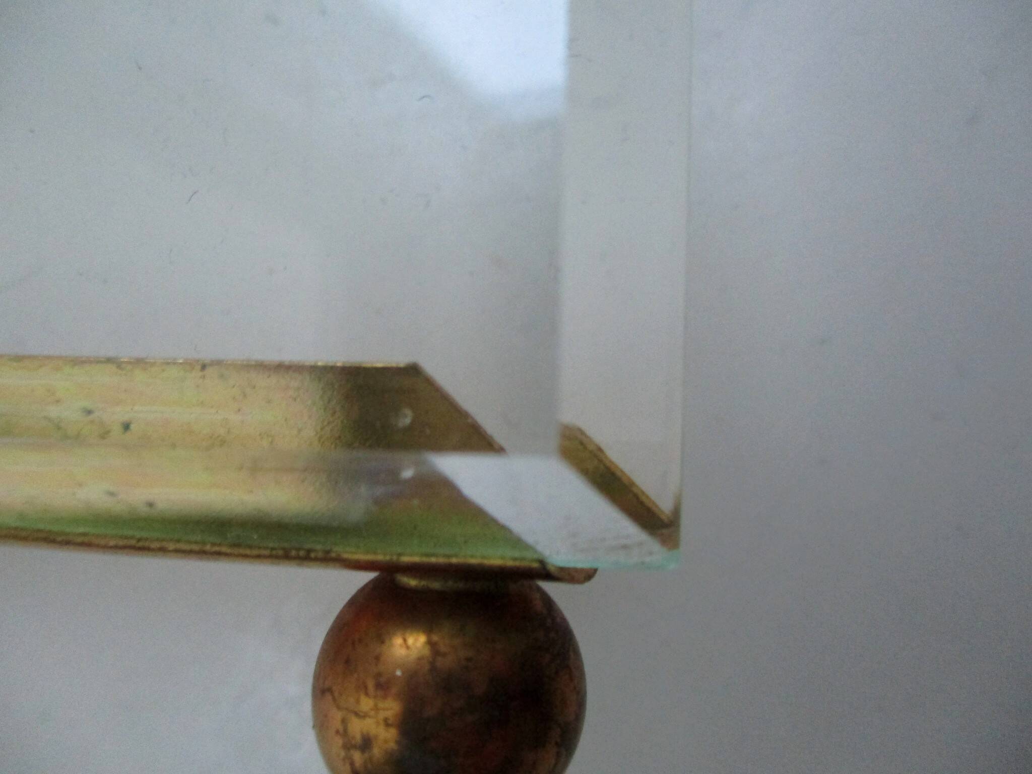 Acf cadre laiton verre biseauté, napoleon iii