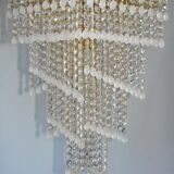 Lustre en cristal, années 1960