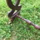 Jardinière bois fer forgé et zinc