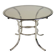 Midcentury Chrome and Glass Dining Table, Italy 1970s
