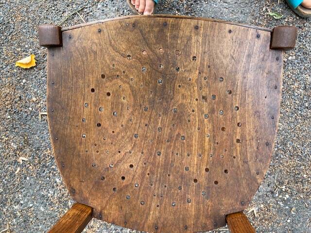 1 pair of Luterma wooden chairs