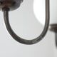 Large Mid Century Chandelier / Vintage Copper Gooseneck Pendant Light / Space Age / Yugoslavia 80's