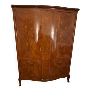 Armoire style Louis XV - bois rose