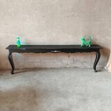 Large console in blackened wood