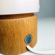 Model 115 Cylindrical Table Lamp By Uno & Östen Kristiansson For Luxus, Sweden, 1960S