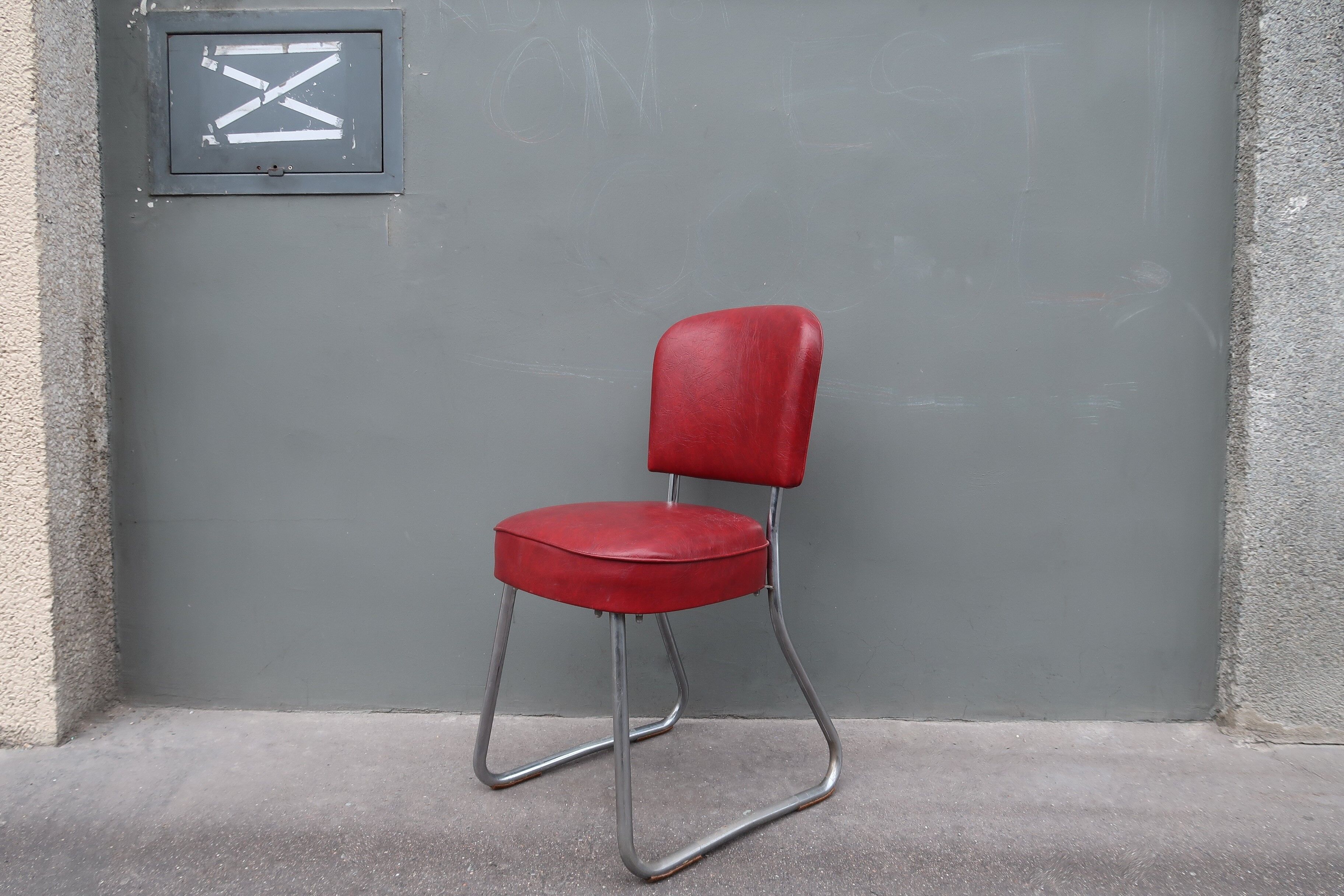 Bauhaus-style modernist chair