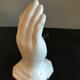 Apply hand in earthenware