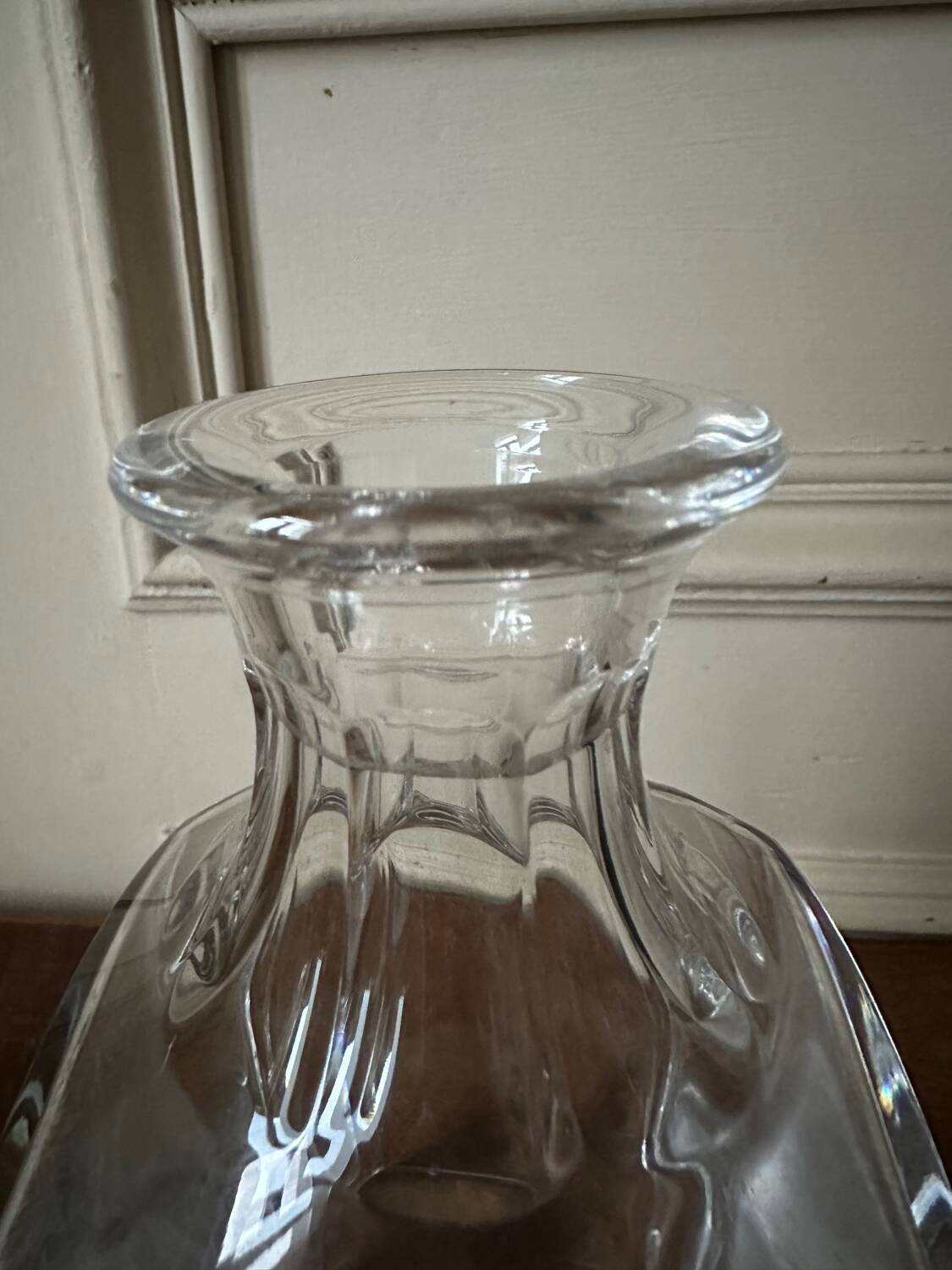 Baccarat crystal whisky decanter, perfection model