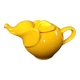 Théière Éléphant jaune 1980