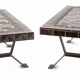 Duo de tables en fer forgé