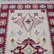 Handmade indian indian vintage rug 121cm x 189cm 1970s
