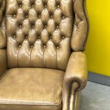 Vintage Handmade Chesterfield Recliner Armchair