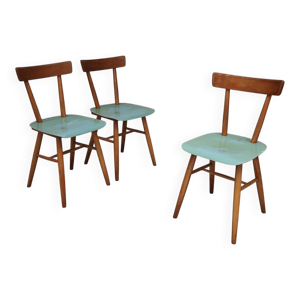 Lot de 3 chaises tchèque - 1960