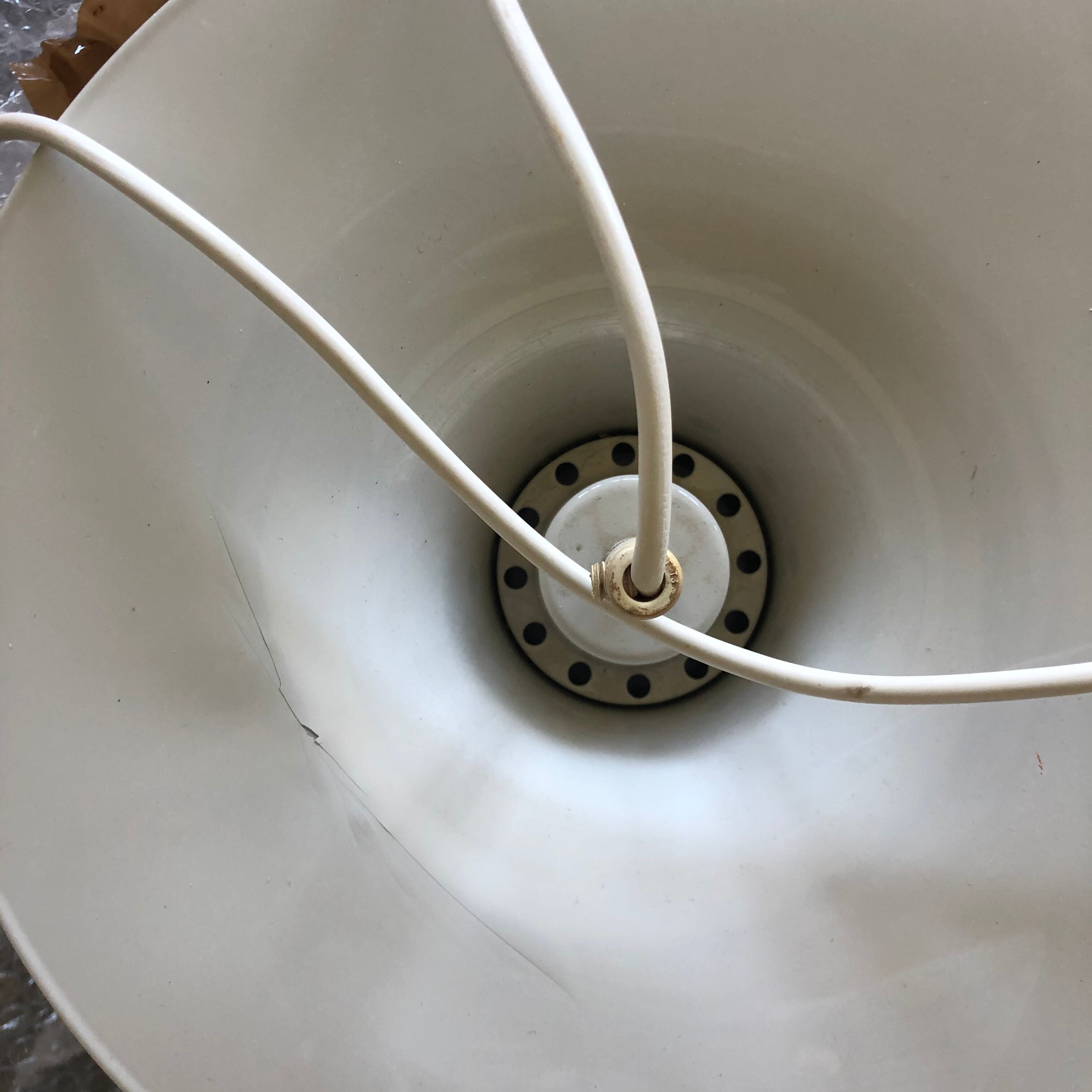 Hanging lamp "Jutlandia" design by Jorgensen Hj edition Holmegaard.