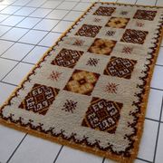 Tapis Vintage Savonnerie en Laine (77cm x 146cm), Années 1960