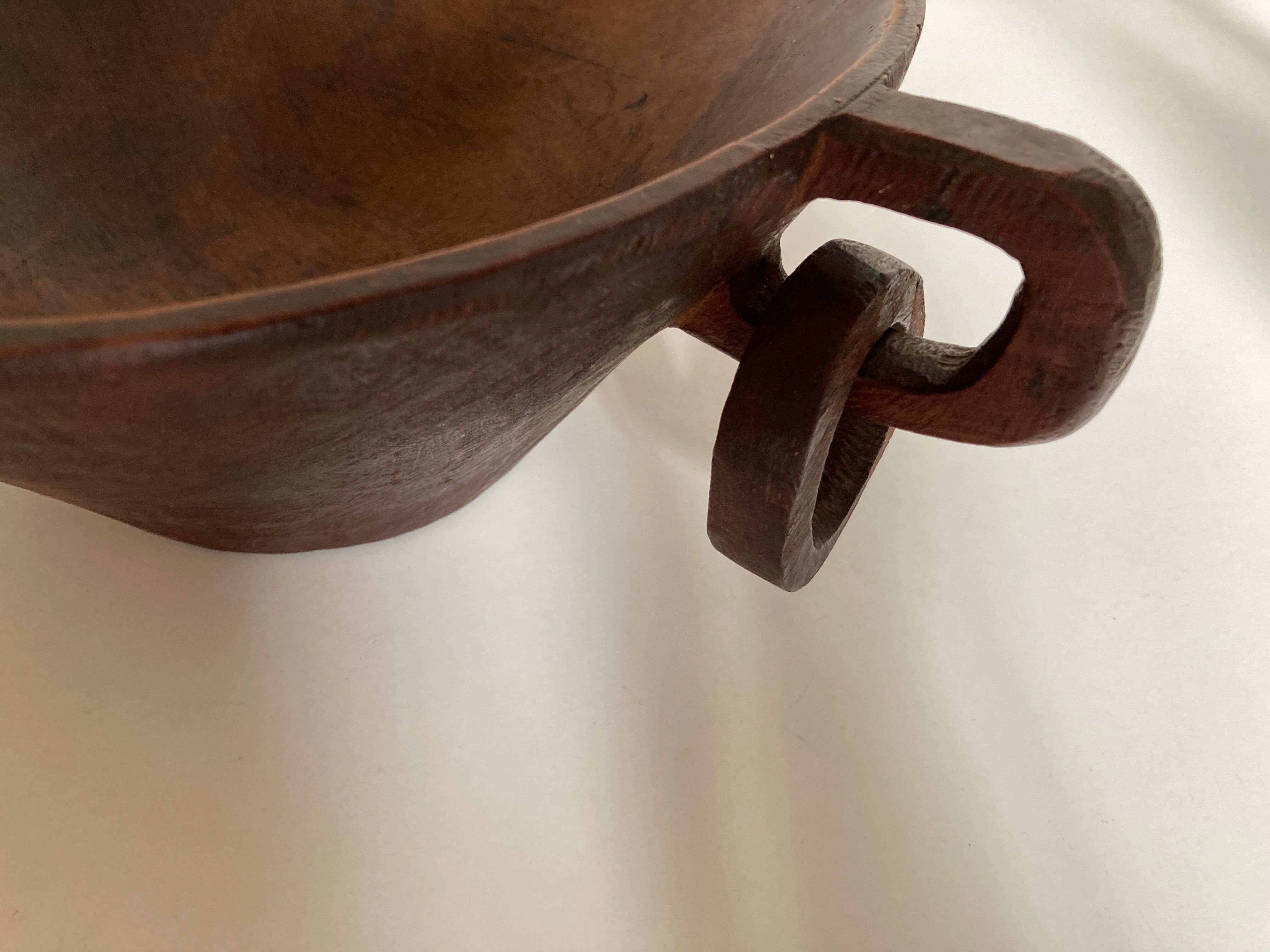 Cutting centerpiece modernist African art in raw wood