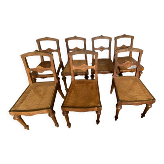 Antique tanned chairs