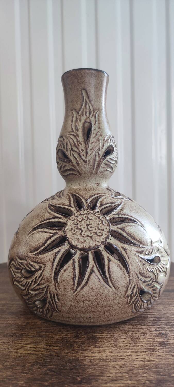 Vallauris ceramic lamp base by Fonck & Mateo