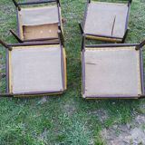 Set of 4 Scandinavian rosewood chairs from the 50s