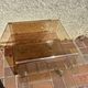 Side table, vintage serving trolley in plexiglass by Michel Dumas for