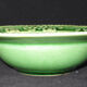 Bowl or empty pocket in green porcelain