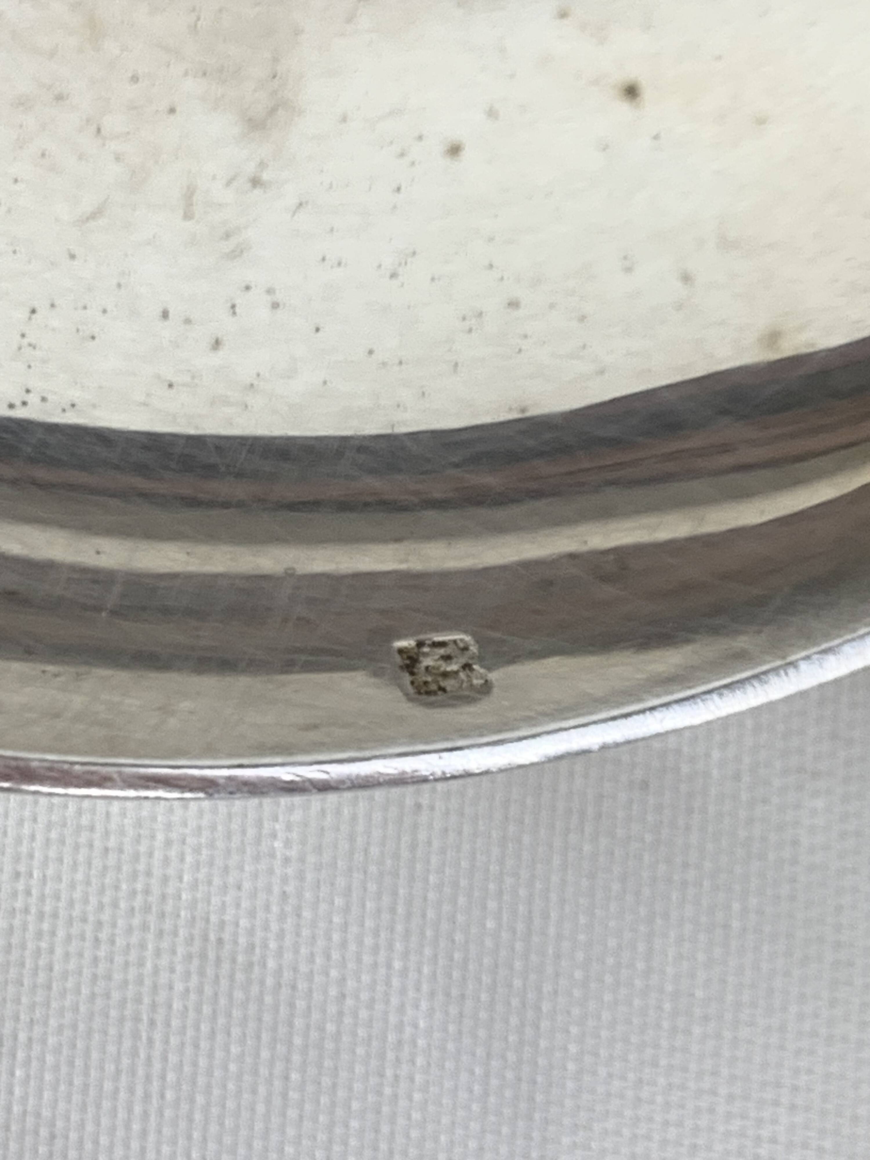 Ercuis silver-plated serving ladle