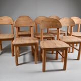Set of 8 dining chairs by Rainer Daumiller. Denmark, 1970s.