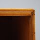 Petite armoire design vintage plaquée en chêne des années 50 d'origine