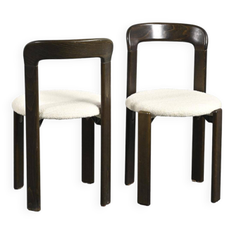 Paire de chaises par Bruno Rey, circa 1971