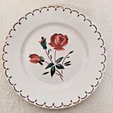 Set of 5 Vintage Badonviller Deep Plates