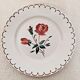 Lot de 5 Anciennes Assiettes Creuses Badonviller Vintage
