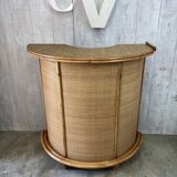 Vintage rattan bar