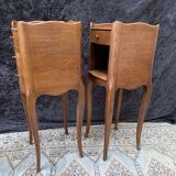 Pair of bedside Louis XVI style