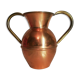 Ancien vase en cuivre avec anses