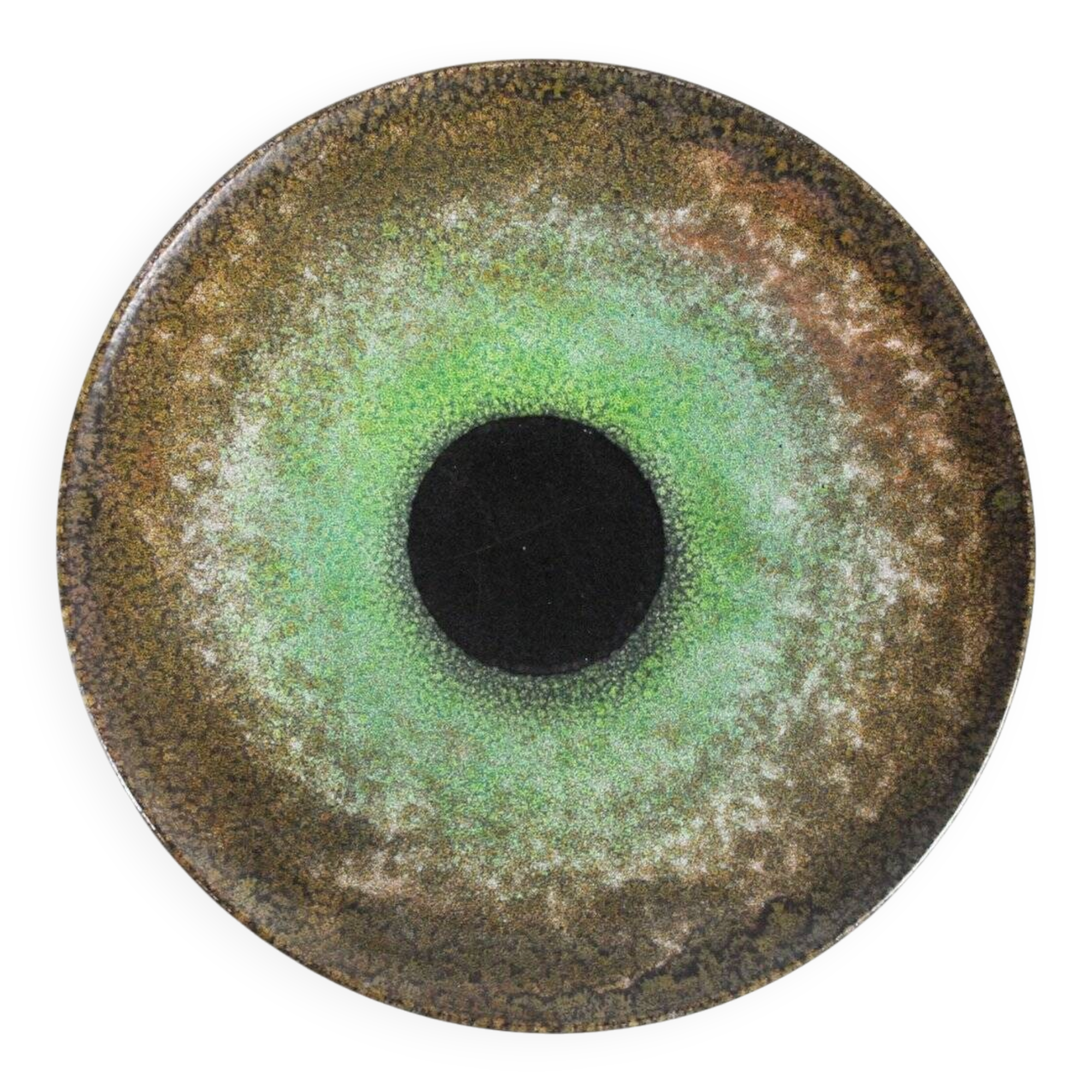 Decorative ceramic plate, 1970s