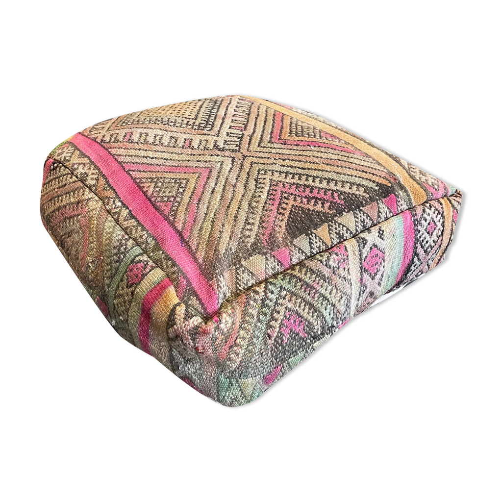 Pouf marocain berbere de sol Selency