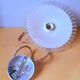 Suspension in pleated white opaline