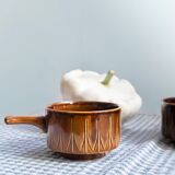 6 tasses / bols, céramique anglaise des années 70