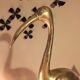 Ibis in brass 69cm vintage