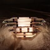 Glass wall sconce "Paolo Venini". 1970s