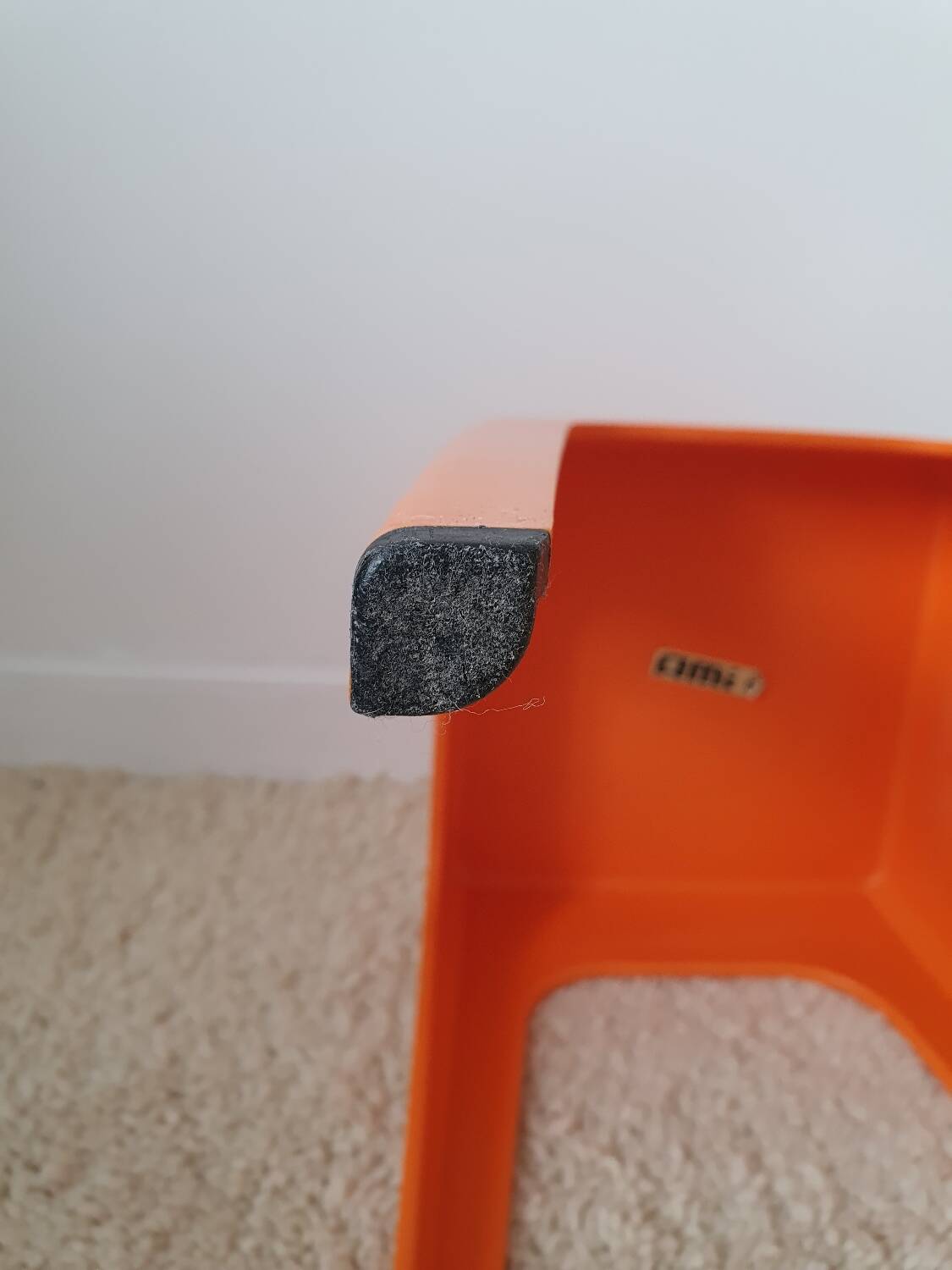 Ami square plastic stool 1960