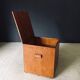 Handcrafted Cubical Side Table, Belgium, 1950s