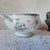 French 19th Century FF Pexonne Tureen 'Campagne' Animal Transferware