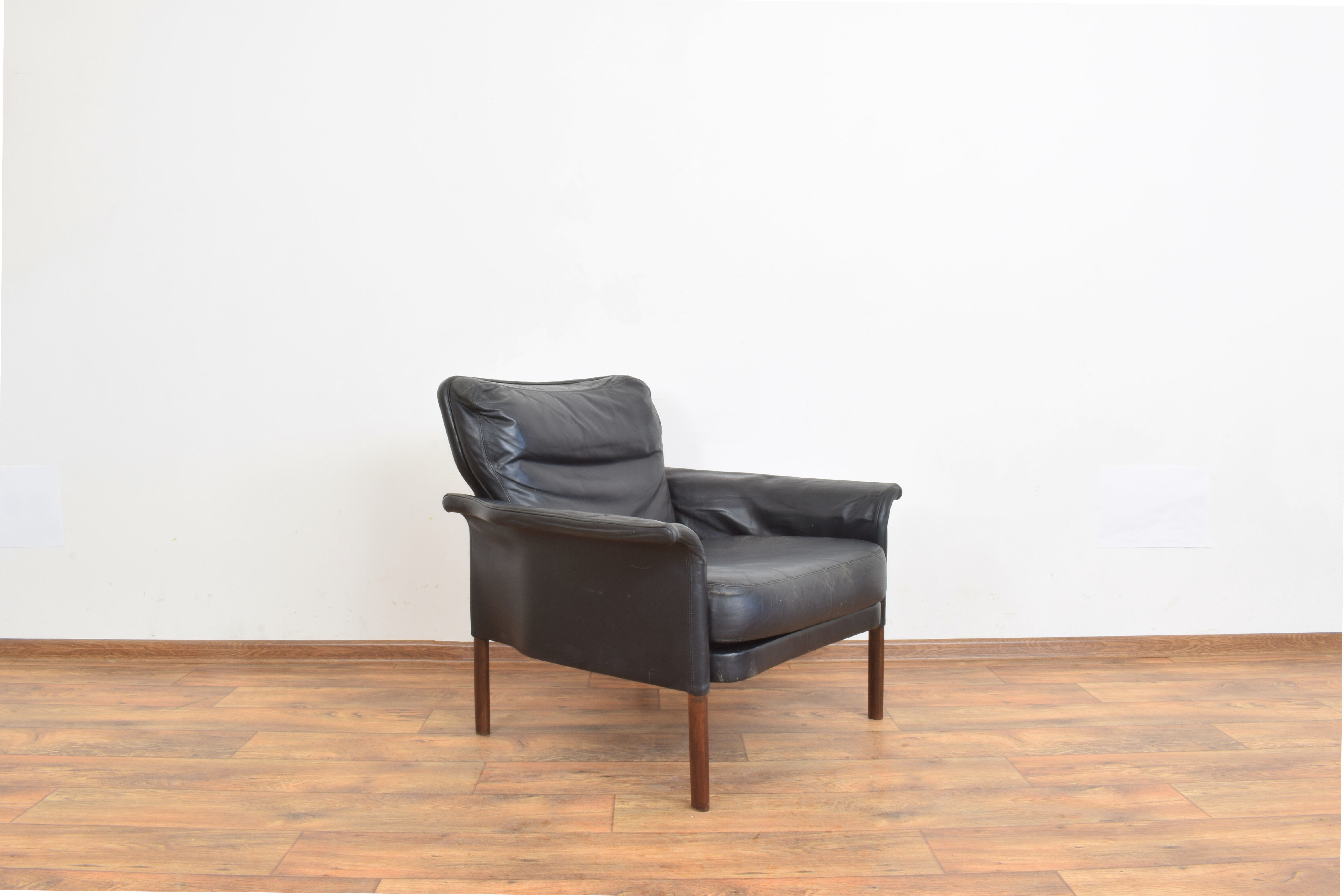 Danish Teak & Leather Armchair