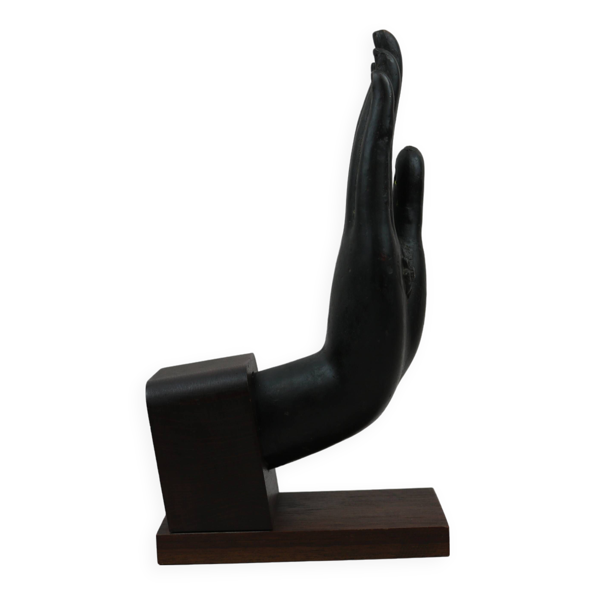 Serre Livre statue main de Bouddha