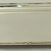 Serving tray metal silver style Louis-XVI