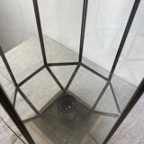 Lampe en laiton et verre