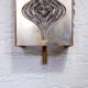 Pair of Palwa sconces in brass and crystal